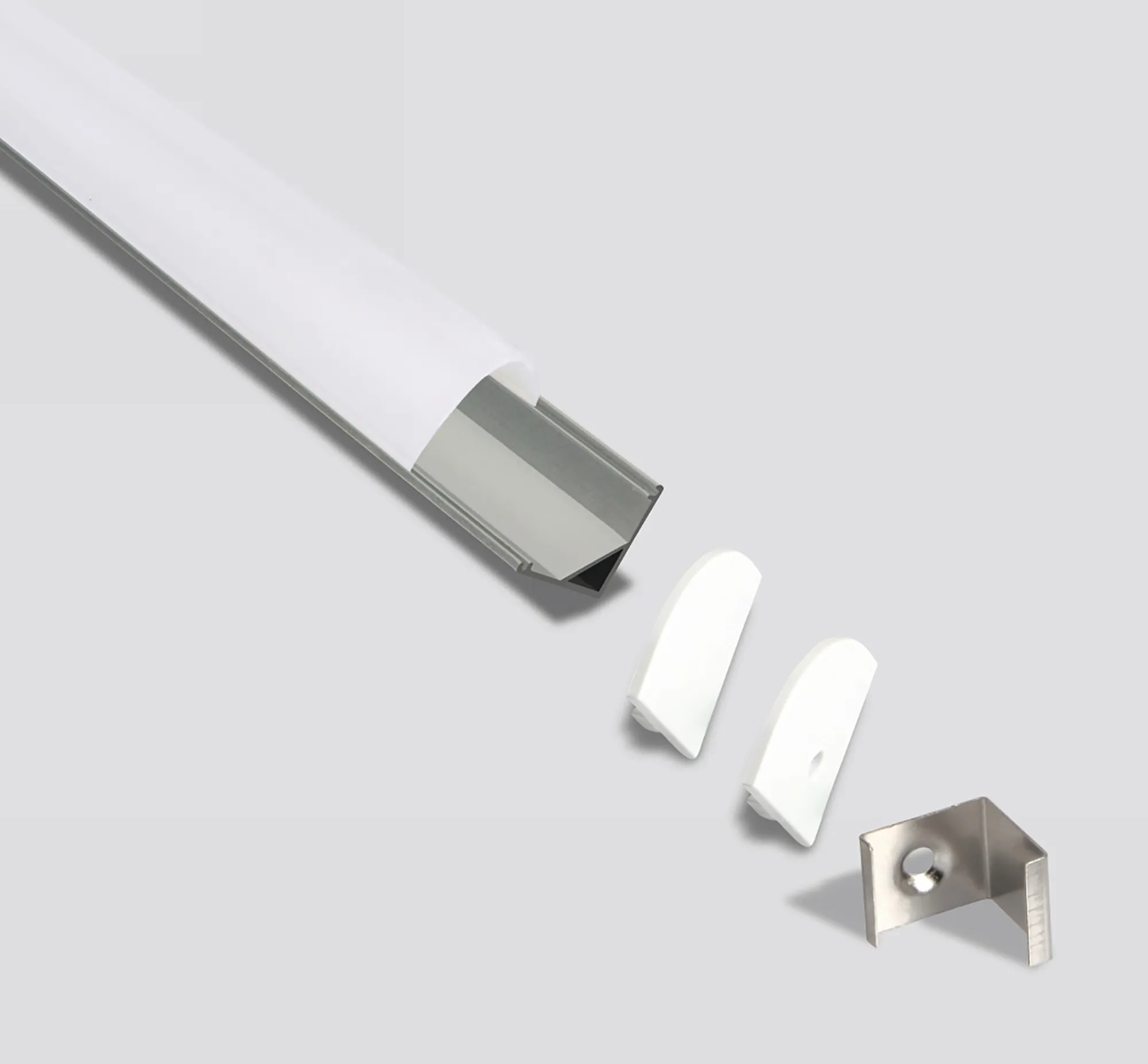 3m L Shaped Frosted Polycarbonate Diffuser Cover For DA900009 15 x 15mm DA910015  Dlux Lin 1616C